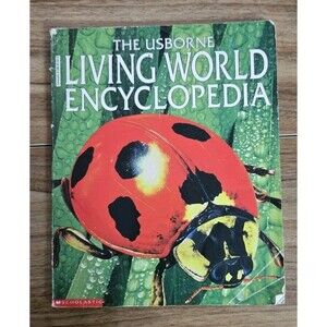 The Usborne Living World Encyclopedia Paperback Book Homeschool Educational